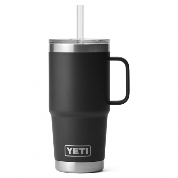 Yeti Rambler 25 Oz Straw Mug - Black in der Gruppe Outdoor / Campingküchen & Utensilien / Thermosflaschen / Thermobecher bei Sportfiskeprylar.se (SKU-0326-BLK)