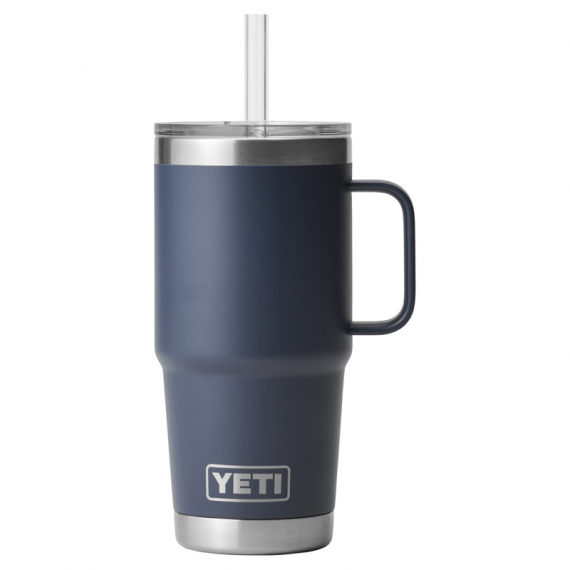 Yeti Rambler 25 Oz Straw Mug - Navy in der Gruppe Outdoor / Campingküchen & Utensilien / Thermosflaschen / Thermobecher bei Sportfiskeprylar.se (SKU-0326-NVY)