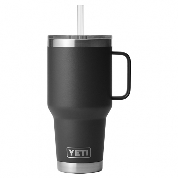 Yeti Rambler 35 Oz Straw Mug - Black in der Gruppe Outdoor / Campingküchen & Utensilien / Thermosflaschen / Thermobecher bei Sportfiskeprylar.se (SKU-0327-BLK)