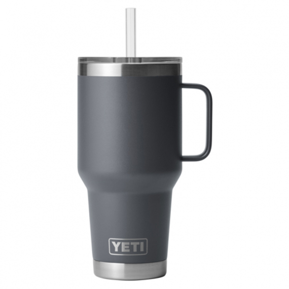 Yeti Rambler 35 Oz Straw Mug - Charcoal in der Gruppe Outdoor / Campingküchen & Utensilien / Thermosflaschen / Thermobecher bei Sportfiskeprylar.se (SKU-0327-CHA)