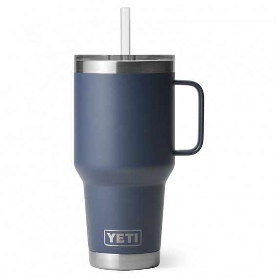 Yeti Rambler 35 Oz Straw Mug - Navy in der Gruppe Outdoor / Campingküchen & Utensilien / Thermosflaschen / Thermobecher bei Sportfiskeprylar.se (SKU-0327-NVY)