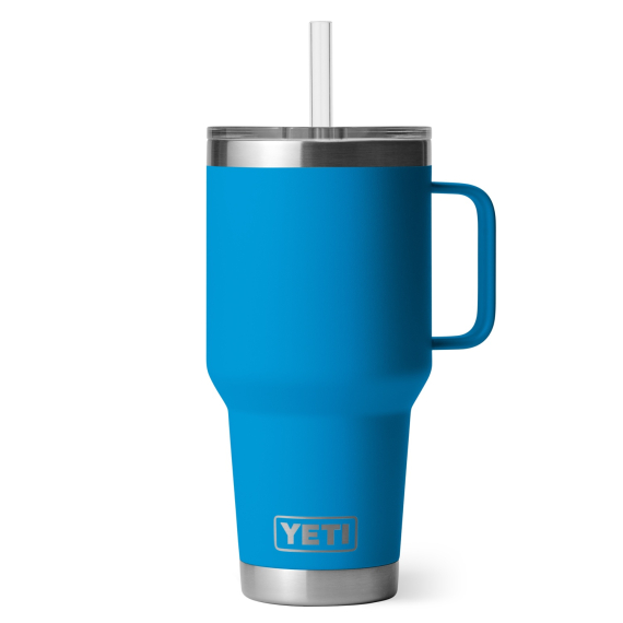 Yeti Rambler 35 Oz Straw Mug - Big Wave Blue in der Gruppe Outdoor / Campingküchen & Utensilien / Thermosflaschen / Thermobecher bei Sportfiskeprylar.se (SKU-0327-S24B)