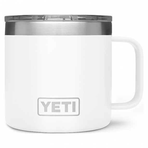 Yeti Rambler 14 Oz Mug - White in der Gruppe Outdoor / Campingküchen & Utensilien / Thermosflaschen / Thermobecher bei Sportfiskeprylar.se (SKU-304-1364)
