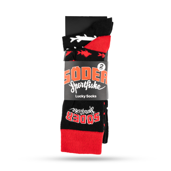Söder Lucky Socks 41-46 2-pack in der Gruppe Kleidung & Schuhe / Kleidung / Schichten & Unterwäsche / Socken bei Sportfiskeprylar.se (SLS24146)