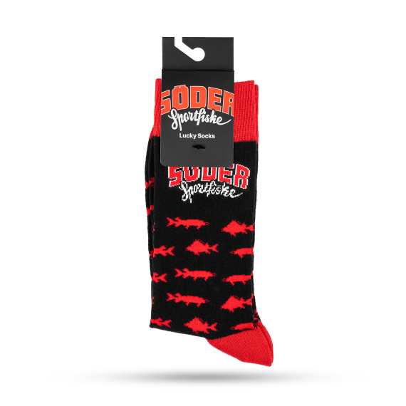 Söder Lucky Socks Cotton Red Tiger 41-46 1-pack in der Gruppe Kleidung & Schuhe / Kleidung / Schichten & Unterwäsche / Socken bei Sportfiskeprylar.se (SLSRT4146)