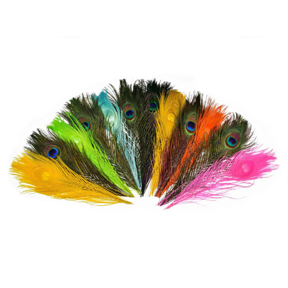 Frödin SNS Peacock Eye Feathers in der Gruppe Haken & Zubehör / Fliegenbinden / Fliegenbindematerial / Feder & Bälge / Sonstige Federn bei Sportfiskeprylar.se (SNSPEF-01r)
