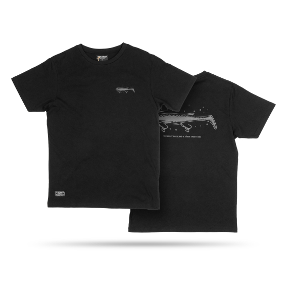 SQRTN x Söder Sportfiske Scout Shad Tee, Black in der Gruppe Kleidung & Schuhe / Kleidung / T-shirts bei Sportfiskeprylar.se (SQSS-001-Sr)