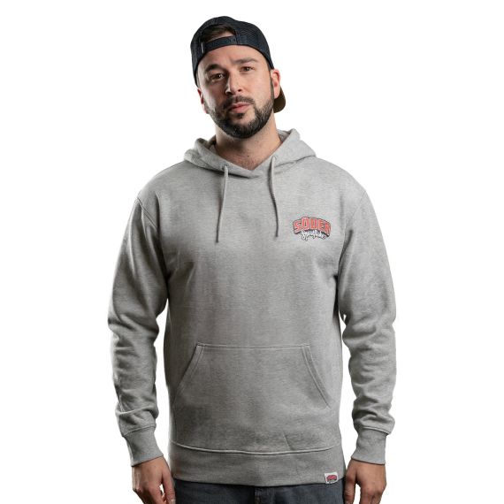 Söder Sportfiske Hoodie Grey in der Gruppe Kleidung & Schuhe / Kleidung / Pullover / Hoodies bei Sportfiskeprylar.se (SS30004Sr)