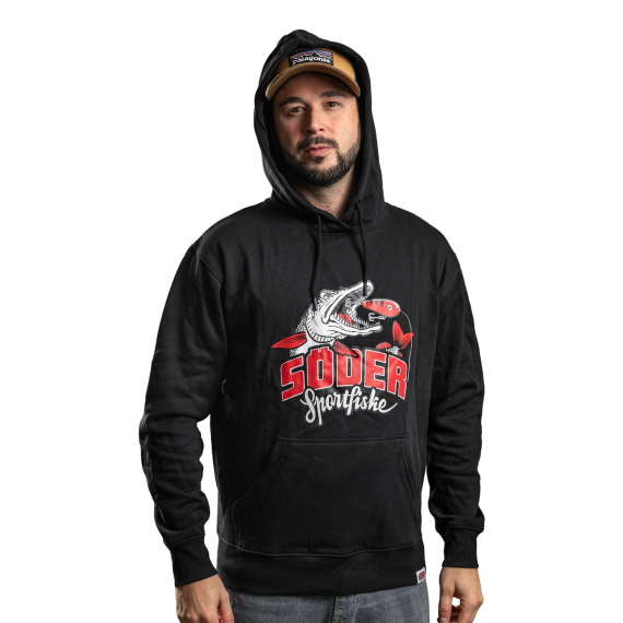 Söder Sportfiske Hoodie Last Cast Black in der Gruppe Kleidung & Schuhe / Kleidung / Pullover / Hoodies bei Sportfiskeprylar.se (SS30005Sr)