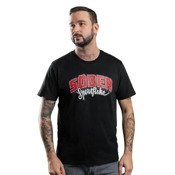 Söder Sportfiske T-shirt Black in der Gruppe Kleidung & Schuhe / Kleidung / T-shirts bei Sportfiskeprylar.se (SS30007Sr)