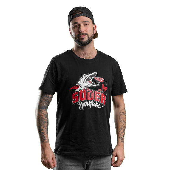 Söder Sportfiske T-Shirt Last Cast Black in der Gruppe Kleidung & Schuhe / Kleidung / T-shirts bei Sportfiskeprylar.se (SS30008Sr)