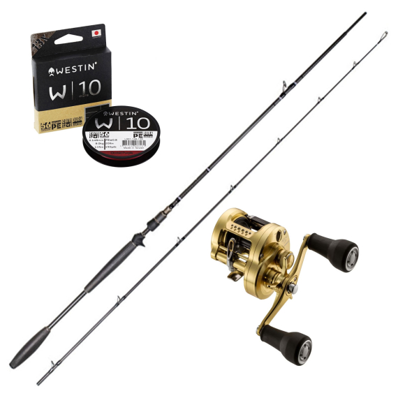 Shimano Calcutta Conquest Westin W10 Hecht Combo in der Gruppe Angelsets / Baitcast Sets / Baitcast Set Hecht bei Sportfiskeprylar.se (SSPSET-5)