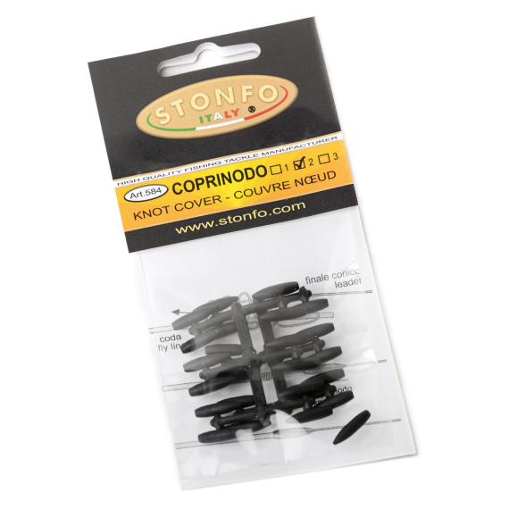 Knot Cover #2 - Black in der Gruppe Schnüre / Fliegenschnüre / Zubehör Fliegenschnüre bei Sportfiskeprylar.se (ST-584-2B)