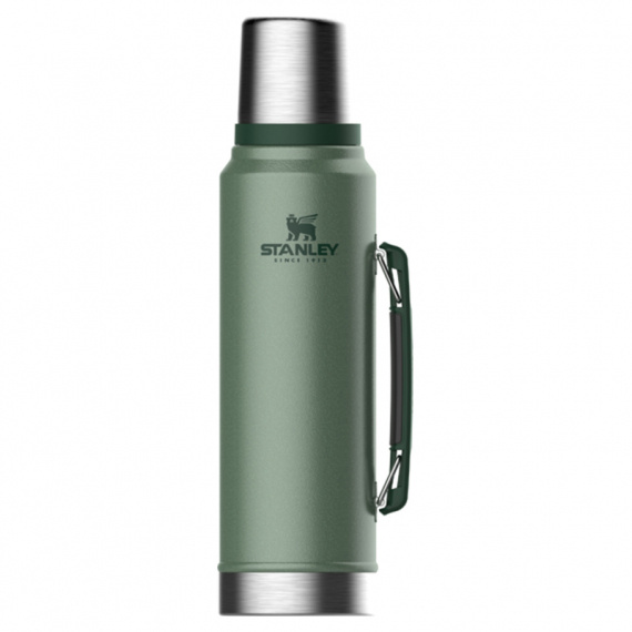 Stanley The Legendary Classic Bottle 1.0L - Hammertone Green in der Gruppe Outdoor / Campingküchen & Utensilien / Thermosflaschen / Thermosflasche bei Sportfiskeprylar.se (ST1008266001)