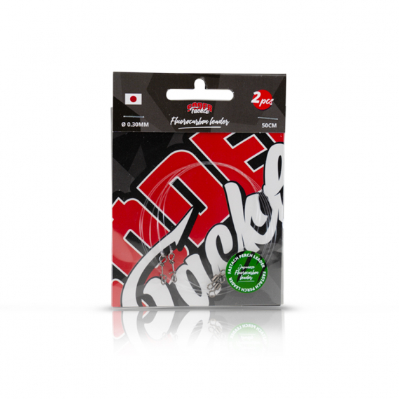 Söder Tackle Fluorocarbon Perch Leader (2stk) - 0.30mm, 50cm in der Gruppe Haken & Zubehör / Vorfächer & Vorfachmaterial / Fertige Vorfächer / Fluorocarbon Vorfächer bei Sportfiskeprylar.se (STC-TT0007)