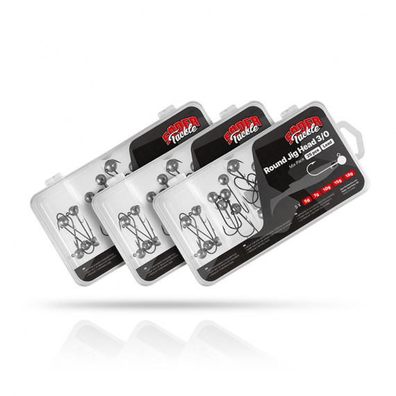 Söder Tackle Round Jig Head Mega Pack (75pcs) in der Gruppe Haken & Zubehör / Jigköpfe / Runde Jigköpfe bei Sportfiskeprylar.se (STJHRMP75SET)