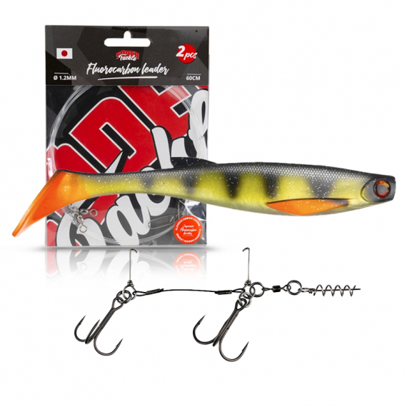 Scout Shad XL Bundle - Black Coated Wire in der Gruppe Köder / Köder Sets bei Sportfiskeprylar.se (STSCS27TOBCW)