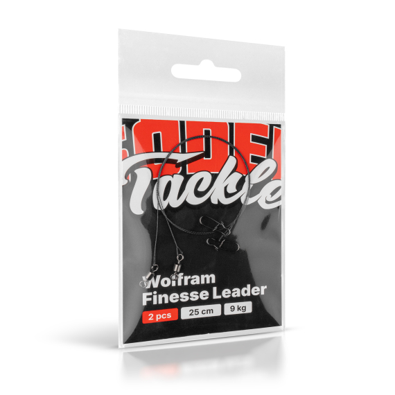 Söder Tackle Wolfram Finesse Leader 25 cm 9kg, 2pcs in der Gruppe Haken & Zubehör / Vorfächer & Vorfachmaterial / Fertige Vorfächer bei Sportfiskeprylar.se (STWL25-9)