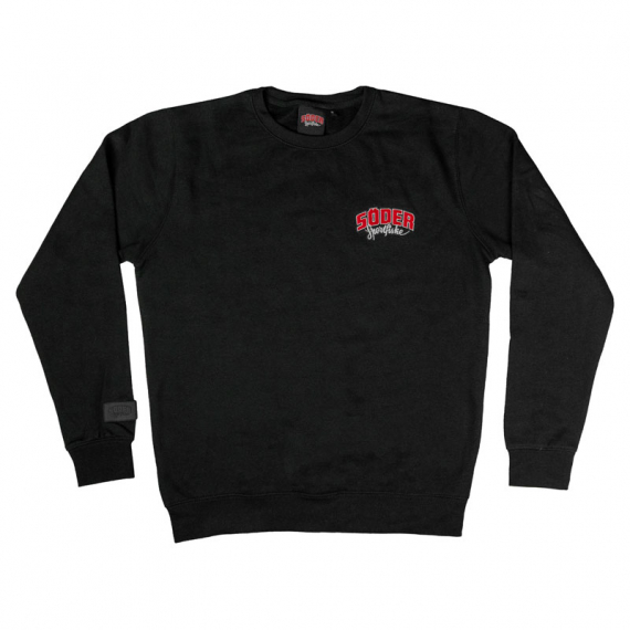 Söder Sportfiske Crewneck Black in der Gruppe Kleidung & Schuhe / Kleidung / Pullover / Sweatshirts bei Sportfiskeprylar.se (SW2095BLSSr)
