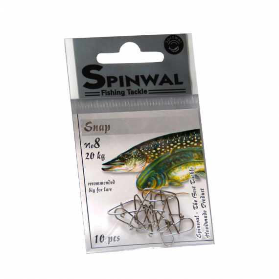 Spinwal Snap (5/10-pack) in der Gruppe Haken & Zubehör / Snaps / Karabiner / Lock Snaps bei Sportfiskeprylar.se (SWBLr)
