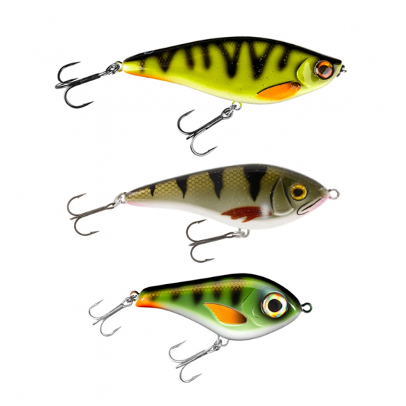 Swimbait Köder Kombo - Universal/Natural Perch in der Gruppe Köder / Gummiköder / Barsch Gummifische & Zander Gummifische bei Sportfiskeprylar.se (SWIMBAITCOMBO1)