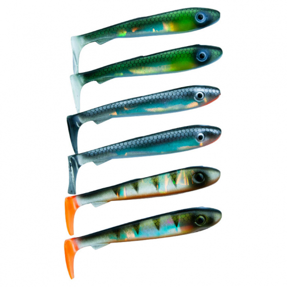 Svartzonker McRubber Bass 8cm (6-pack) in der Gruppe Köder / Gummiköder / Barsch Gummifische & Zander Gummifische bei Sportfiskeprylar.se (SZ100153r)