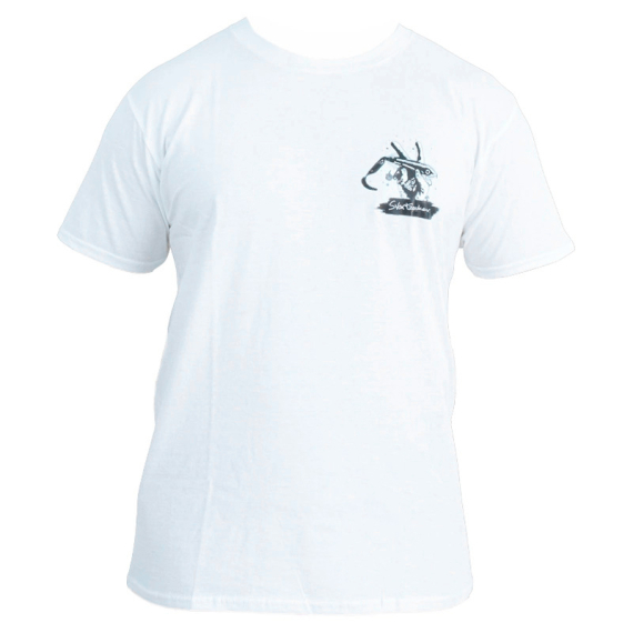 Svartzonker Peace Out T-shirt White in der Gruppe Kleidung & Schuhe / Kleidung / T-shirts bei Sportfiskeprylar.se (SZ101725r)