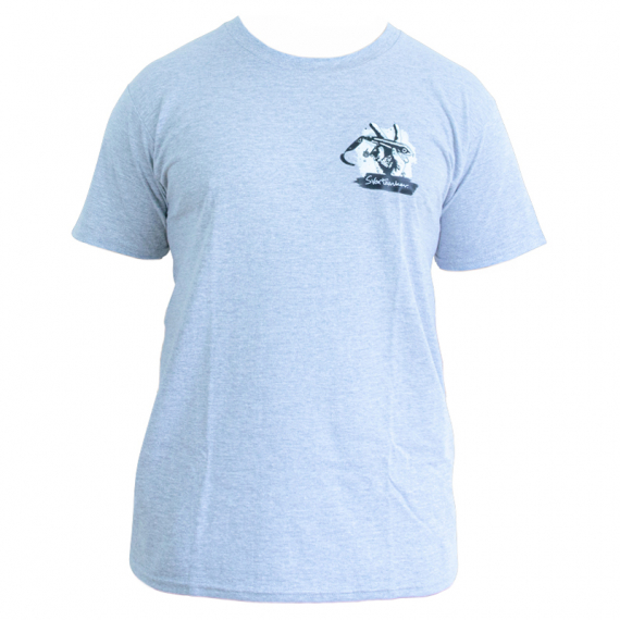 Svartzonker Peace Out T-shirt Grey in der Gruppe Kleidung & Schuhe / Kleidung / T-shirts bei Sportfiskeprylar.se (SZ101730r)