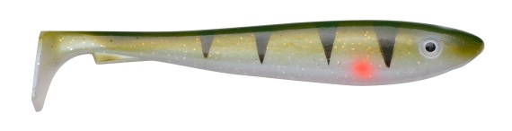 Svartzonker McRubber Shad 23cm (2-pack) - C17 UV Perch in der Gruppe Köder / Gummiköder / Hecht Gummifische bei Sportfiskeprylar.se (SZ103317)