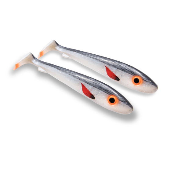 SvartZonker McRubber Jr 17cm UV Series (2-pack) - Herring in der Gruppe Köder / Gummiköder / Hecht Gummifische bei Sportfiskeprylar.se (SZ110420)