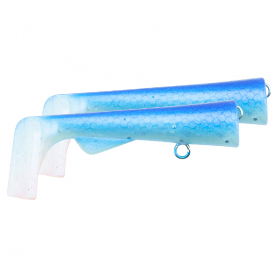 Svartzonker Ugly Louis Junior Paddle Tail (2pcs) - Blue Pearl in der Gruppe Köder / Extra Schaufelschwänze bei Sportfiskeprylar.se (SZ115151)