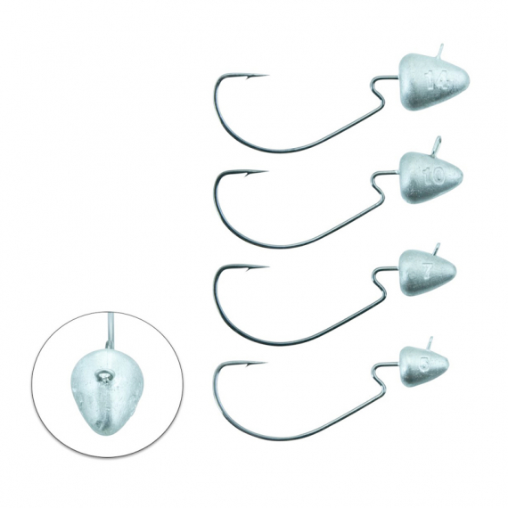 Svartzonker Offset Bismuth (2pcs) in der Gruppe Haken & Zubehör / Jigköpfe / Offset Jigköpfe bei Sportfiskeprylar.se (SZ115450r)