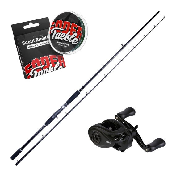 SvartZonker Black Series The Horizon 9\' 1\'\' Casting Combo - 400g in der Gruppe Angelsets / Baitcast Sets / Baitcast Set Hecht bei Sportfiskeprylar.se (SZBLACKCOMBO)