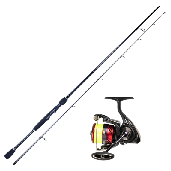 SvartZonker Black Series Ninja LT 4000 Set in der Gruppe Angelsets / Spinning Sets / Hecht Spinning Combo bei Sportfiskeprylar.se (SZBLACKNINJASET)