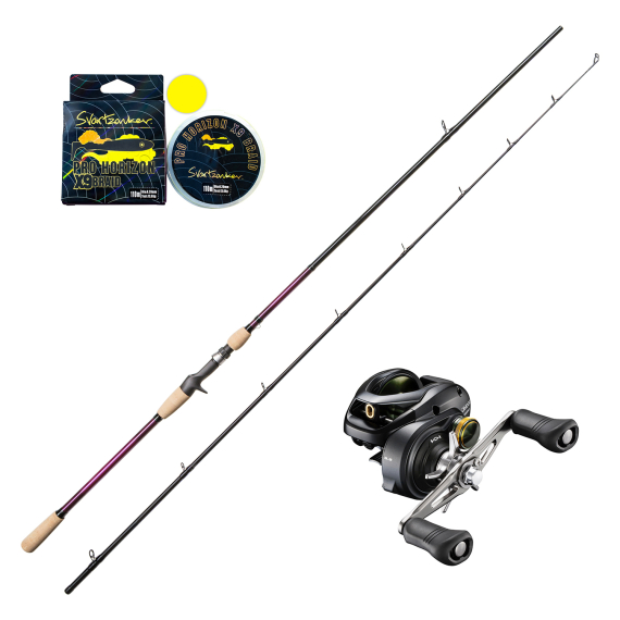 SvartZonker The Force Comfort 8\'6\'\' 30-140g Curado Casting Combo in der Gruppe Angelsets / Baitcast Sets / Baitcast Set Hecht bei Sportfiskeprylar.se (SZTHEFORCECURADOCOMBO)
