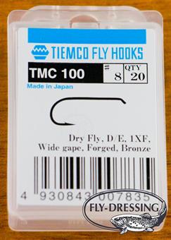Tiemco 100 Dry Fly in der Gruppe Haken & Zubehör / Haken / Fliegenbindenhaken bei Sportfiskeprylar.se (T100r)