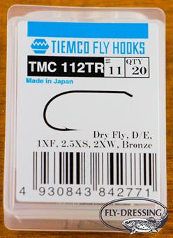 Tiemco 112 Trout Dry Fly, Extra Wide #11 in der Gruppe Haken & Zubehör / Haken / Fliegenbindenhaken bei Sportfiskeprylar.se (T112TR-11)