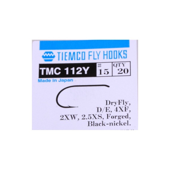 Tiemco 112Y Dry Fly Extra Wide 20-pack - # 17 in der Gruppe Haken & Zubehör / Haken / Fliegenbindenhaken bei Sportfiskeprylar.se (T112Y-17)