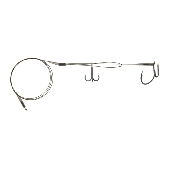 Westin Long-Cast Rig Single Hook M 1X7 65cm 14Kg/30Lbs #4+#1/4 in der Gruppe Haken & Zubehör / Vorgefertigte Rigs / Vorfächer Ansitzangeln Raubfisch bei Sportfiskeprylar.se (T143-M-123)
