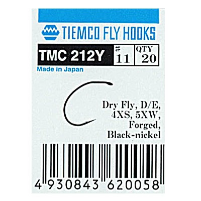 Tiemco 212Y Dry Fly in der Gruppe Haken & Zubehör / Haken / Fliegenbindenhaken bei Sportfiskeprylar.se (T212Y-11r)