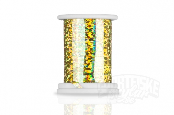 Holo Fibers M - Gold in der Gruppe Haken & Zubehör / Fliegenbinden / Fliegenbindematerial / Tinsel bei Sportfiskeprylar.se (TE-HFM-01)