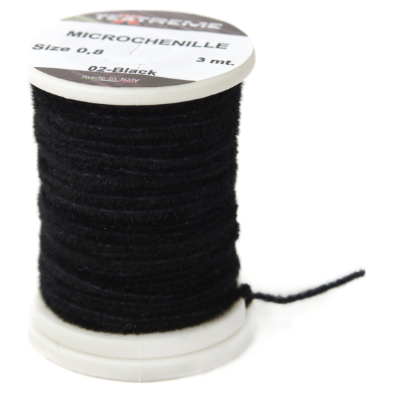 Micro Chenille 0,8mm in der Gruppe Haken & Zubehör / Fliegenbinden / Fliegenbindematerial / Garn & Chenille bei Sportfiskeprylar.se (TE-SMC-01r)