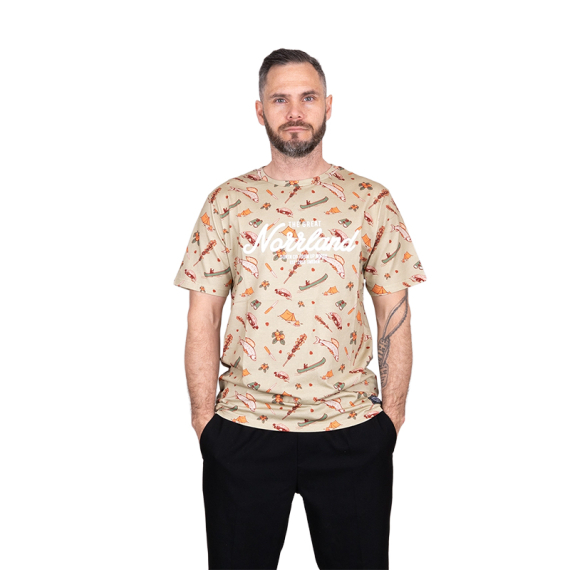 SQRTN Great Norrland T-shirt Mountain Khaki in der Gruppe Kleidung & Schuhe / Kleidung / T-shirts bei Sportfiskeprylar.se (TEE-522-Sr)