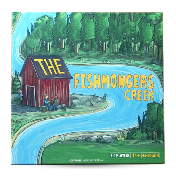 The Fishmongers Creek Board Game in der Gruppe Sonstiges / Angelbücher & Filme / Angelbücher bei Sportfiskeprylar.se (TFMC1)