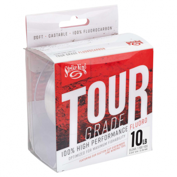 Strike King Tour Grade Fluorocarbon 200 yards in der Gruppe Schnüre / Fluorocarbon Schnüre bei Sportfiskeprylar.se (TGFC200-6Cr)