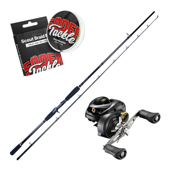 SvartZonker Black Series The Horizon & Curado Casting Combo 8\'4\'\' 50-160g in der Gruppe Angelsets / Baitcast Sets / Baitcast Set Hecht bei Sportfiskeprylar.se (THEHORIZONCURADO)