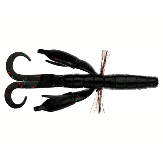 Baitbreath BYS Craw Portly 10cm - Black/Green Red in der Gruppe Köder / Gummiköder / Krebse & Creaturebaits / Krebsköder bei Sportfiskeprylar.se (TRA-BB119)
