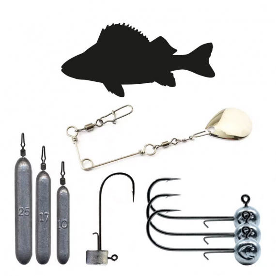 Darts Terminal Tackle Set - Alles Für Barsch in der Gruppe Haken & Zubehör / Vorgefertigte Rigs / Fertige Barsch-Rigs bei Sportfiskeprylar.se (TTPAKET-2)