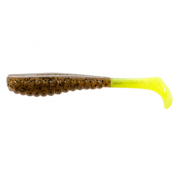 Z-man Swimmin\' Trout Trick 3.5\'\' - Pumpkin/Chartreuse Tail 6pk in der Gruppe Köder / Gummiköder / Barsch Gummifische & Zander Gummifische bei Sportfiskeprylar.se (TTPT-48PK6)