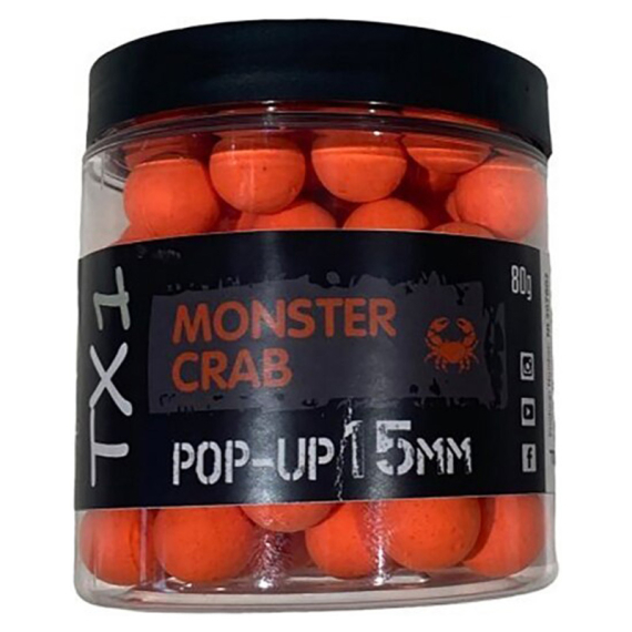 Shimano TX1 Monster Crab Pop-up in der Gruppe Köder / Boilies, Baits & Groundbait / Popups & Wafters bei Sportfiskeprylar.se (TX1MCPU1250r)